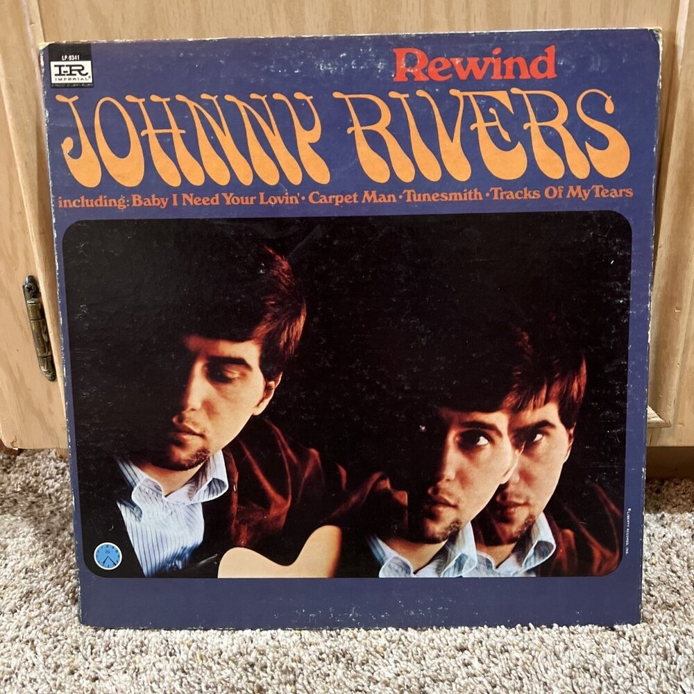 1967 Johnny Rivers Rewind Vinyl LP Gatefold Imperial LP-9341